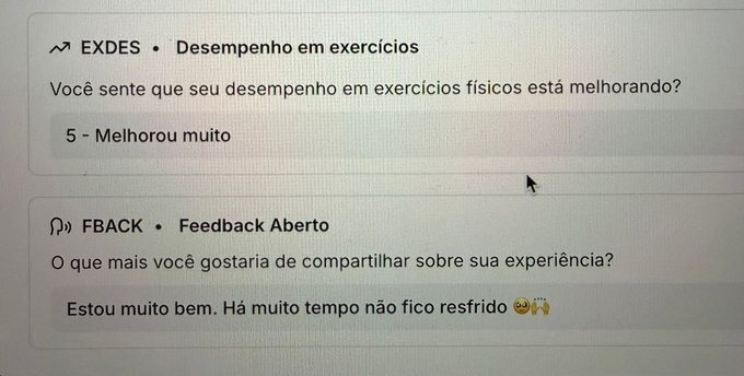 Depoimento de paciente